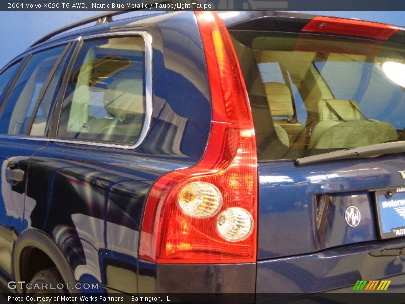 Nautic Blue Metallic / Taupe/Light Taupe 2004 Volvo XC90 T6 AWD