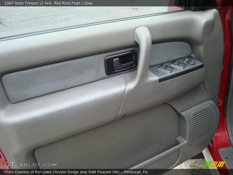 Red Rock Pearl / Gray 1997 Isuzu Trooper LS 4x4
