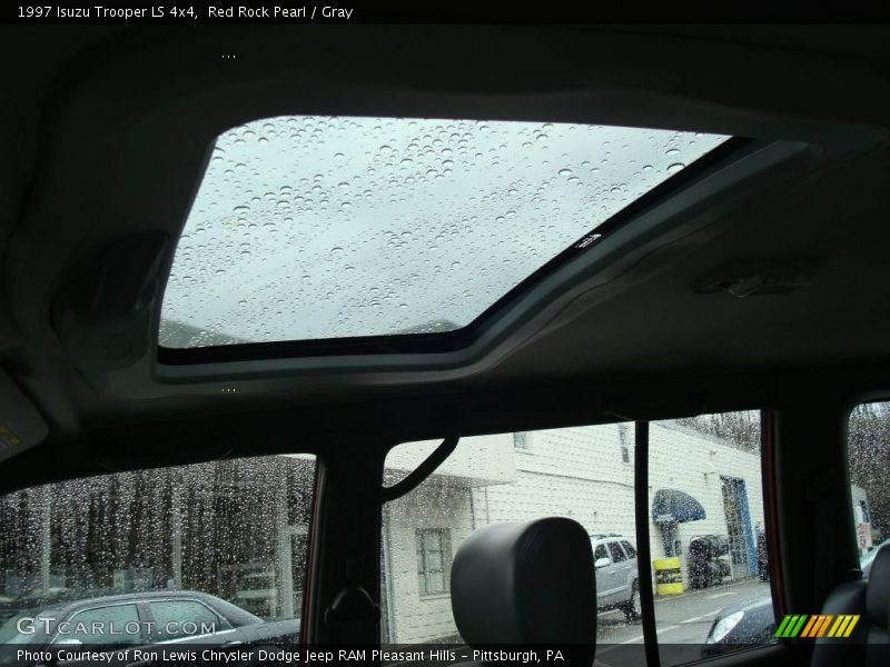 Red Rock Pearl / Gray 1997 Isuzu Trooper LS 4x4