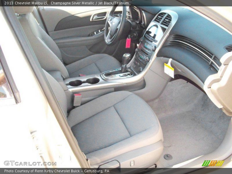 Champagne Silver Metallic / Jet Black/Titanium 2013 Chevrolet Malibu LS