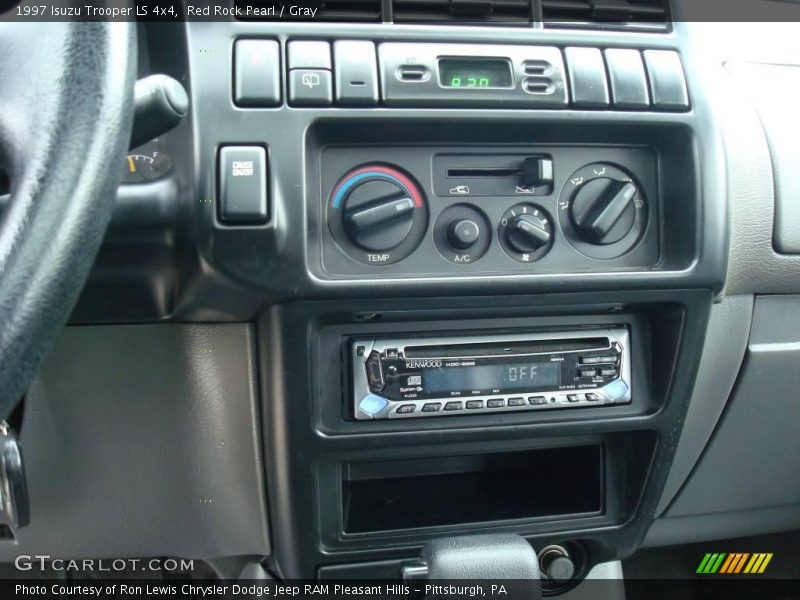 Red Rock Pearl / Gray 1997 Isuzu Trooper LS 4x4
