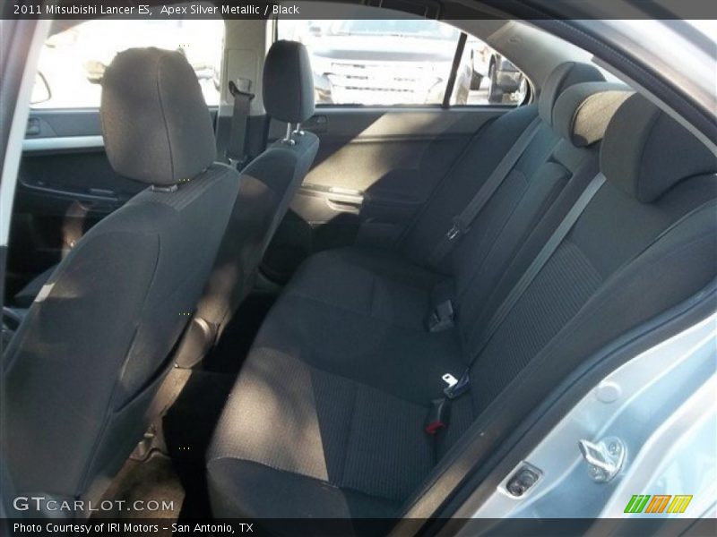 Apex Silver Metallic / Black 2011 Mitsubishi Lancer ES
