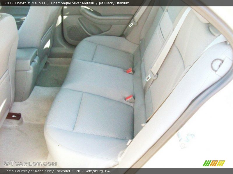 Champagne Silver Metallic / Jet Black/Titanium 2013 Chevrolet Malibu LS