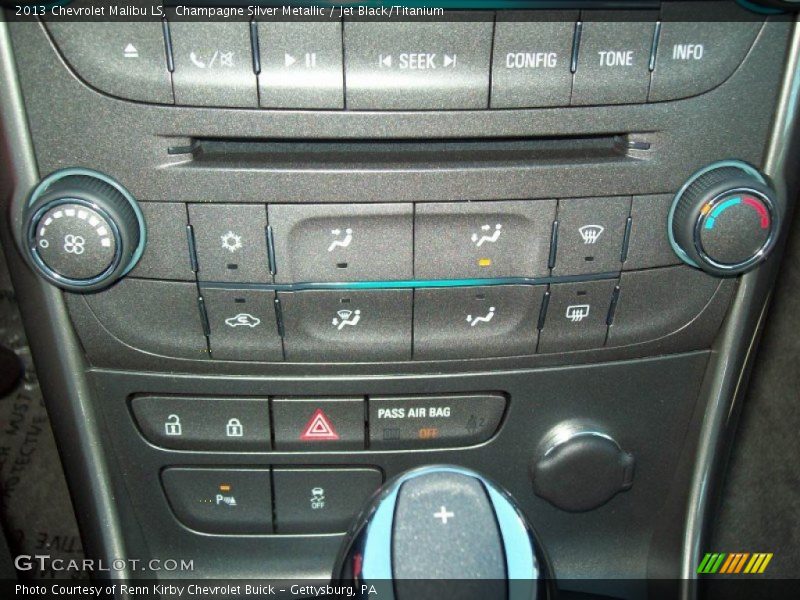 Champagne Silver Metallic / Jet Black/Titanium 2013 Chevrolet Malibu LS