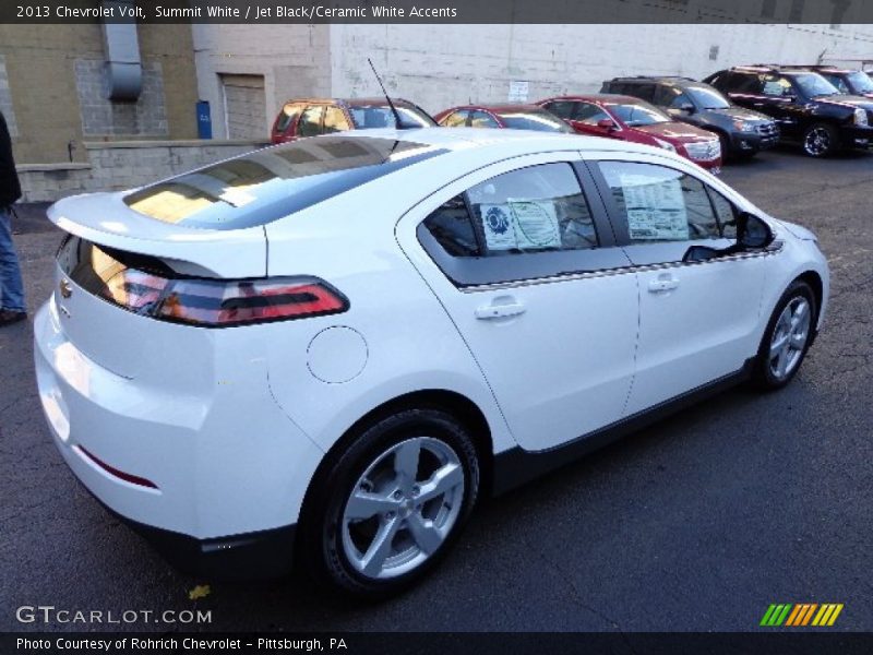 Summit White / Jet Black/Ceramic White Accents 2013 Chevrolet Volt