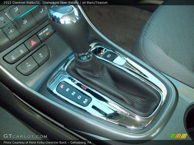 Champagne Silver Metallic / Jet Black/Titanium 2013 Chevrolet Malibu LS