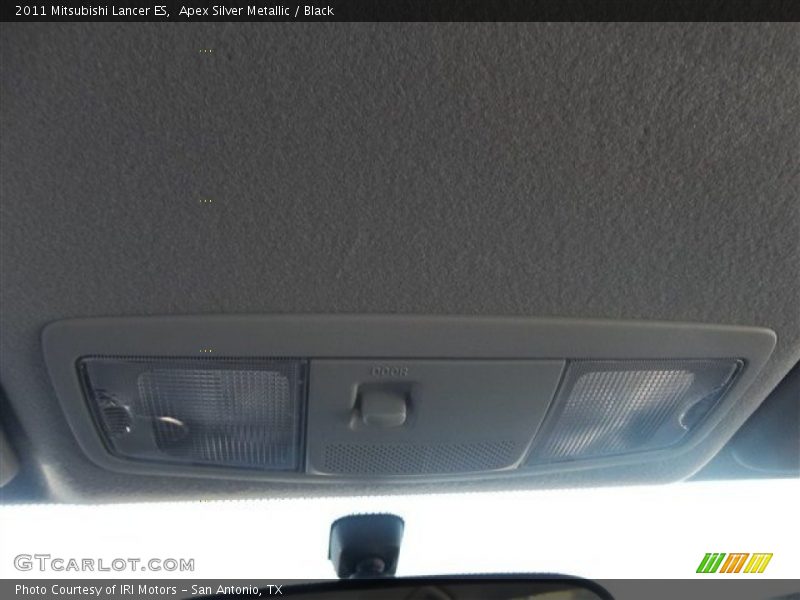 Apex Silver Metallic / Black 2011 Mitsubishi Lancer ES