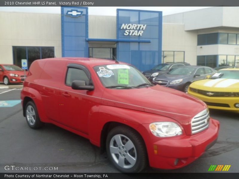 Victory Red / Ebony 2010 Chevrolet HHR LS Panel