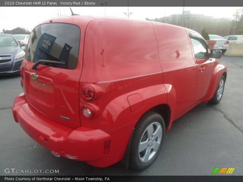 Victory Red / Ebony 2010 Chevrolet HHR LS Panel