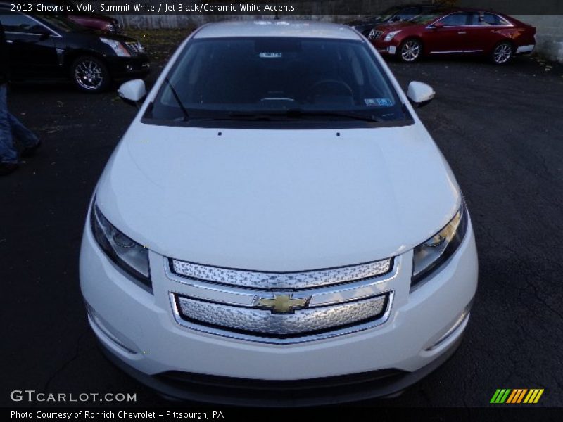 Summit White / Jet Black/Ceramic White Accents 2013 Chevrolet Volt