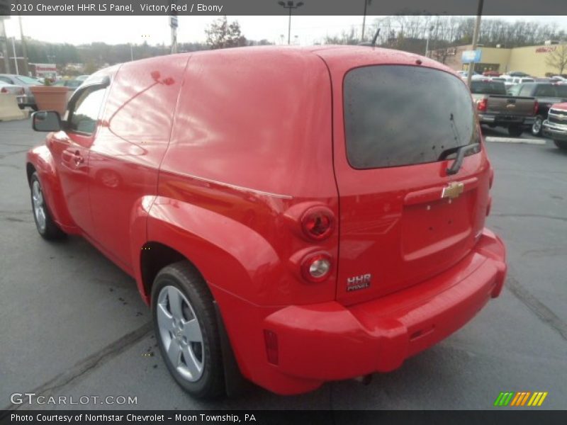 Victory Red / Ebony 2010 Chevrolet HHR LS Panel