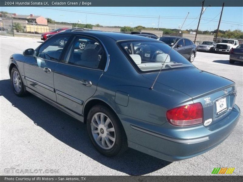 Celadon Green / Beige 2004 Hyundai Sonata LX