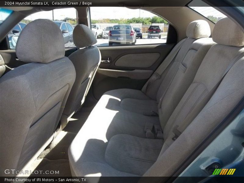 Celadon Green / Beige 2004 Hyundai Sonata LX