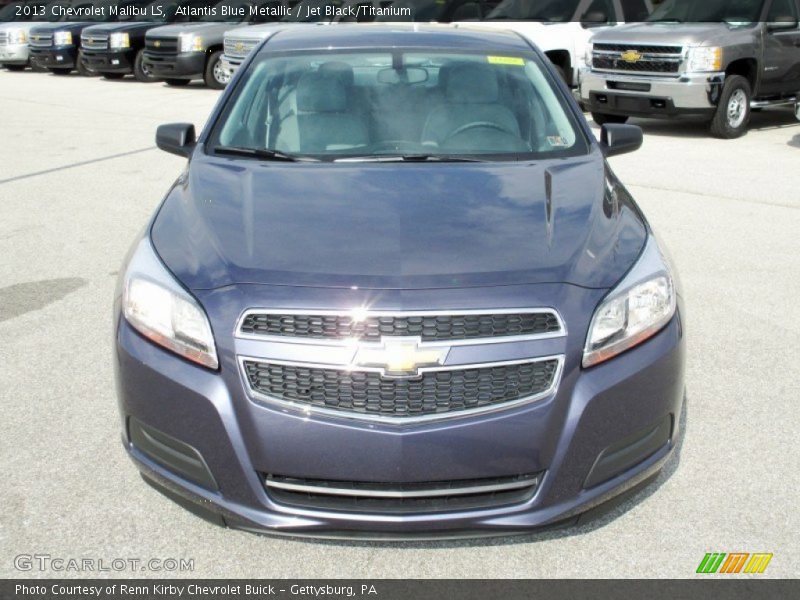 Atlantis Blue Metallic / Jet Black/Titanium 2013 Chevrolet Malibu LS