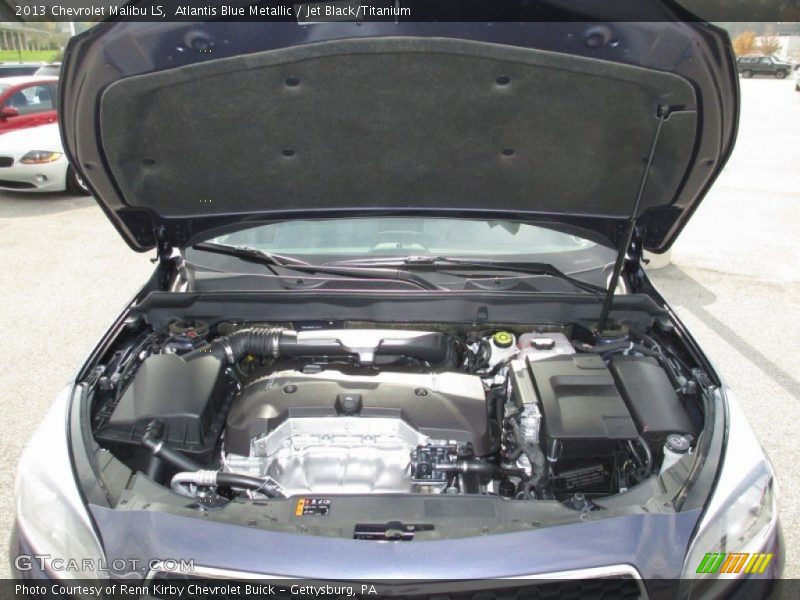 Atlantis Blue Metallic / Jet Black/Titanium 2013 Chevrolet Malibu LS