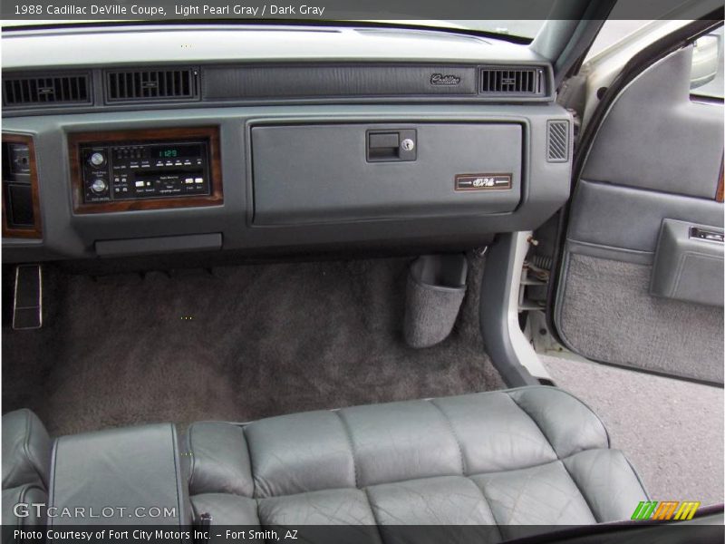 Light Pearl Gray / Dark Gray 1988 Cadillac DeVille Coupe