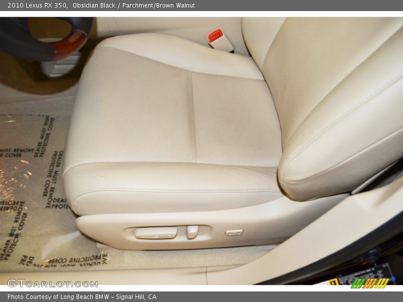 Obsidian Black / Parchment/Brown Walnut 2010 Lexus RX 350