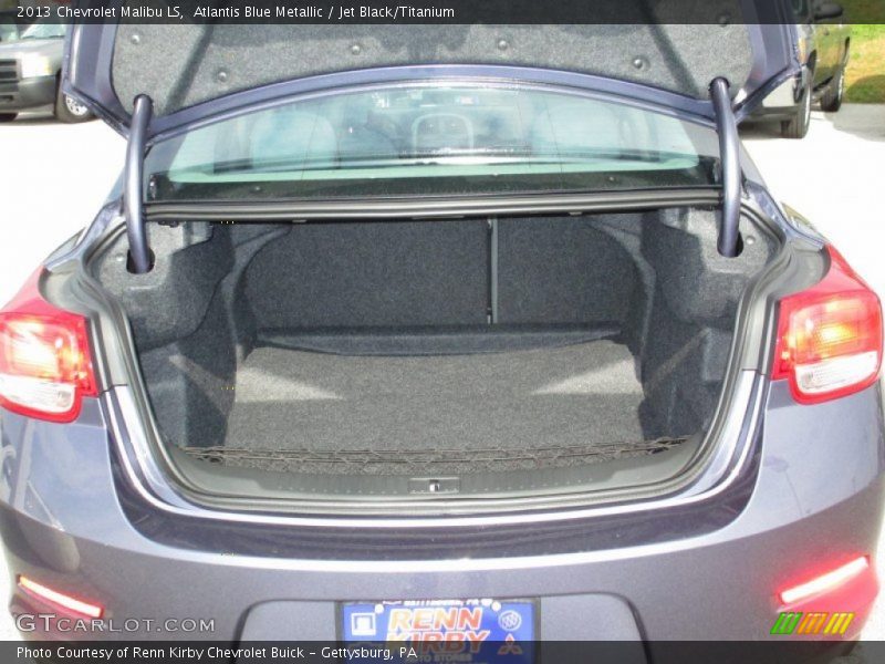 Atlantis Blue Metallic / Jet Black/Titanium 2013 Chevrolet Malibu LS