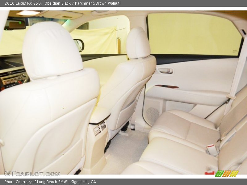 Obsidian Black / Parchment/Brown Walnut 2010 Lexus RX 350