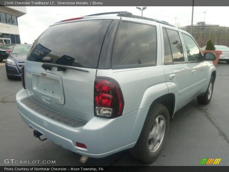 Silverstone Metallic / Ebony 2008 Chevrolet TrailBlazer LT