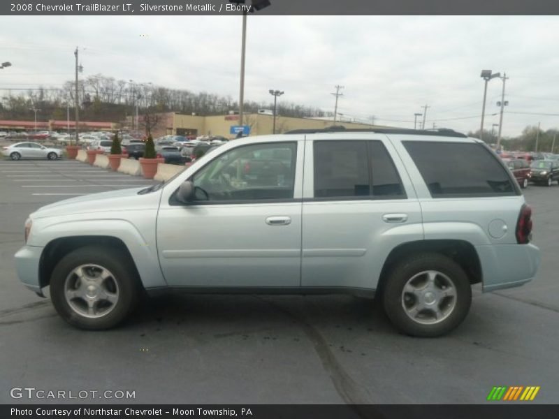 Silverstone Metallic / Ebony 2008 Chevrolet TrailBlazer LT