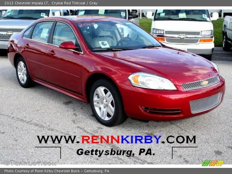 Crystal Red Tintcoat / Gray 2013 Chevrolet Impala LT