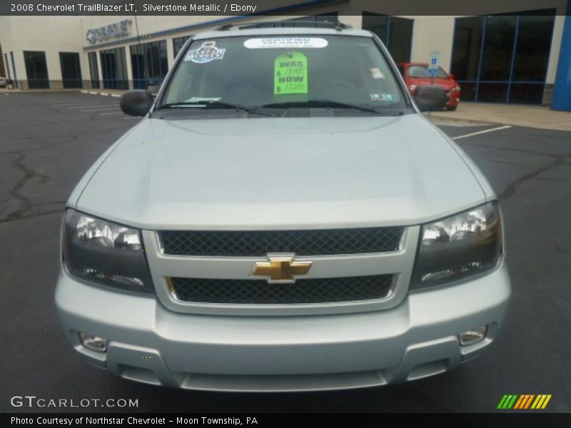Silverstone Metallic / Ebony 2008 Chevrolet TrailBlazer LT