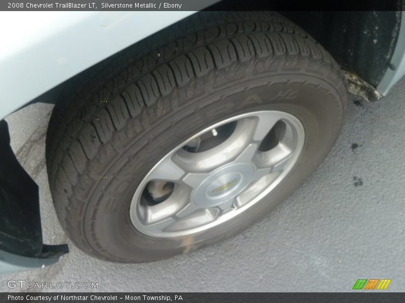 Silverstone Metallic / Ebony 2008 Chevrolet TrailBlazer LT