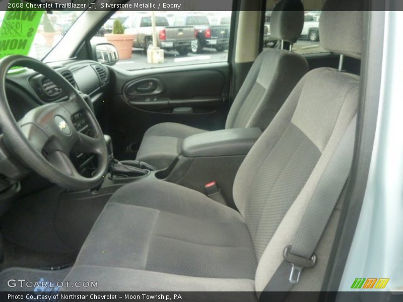 Silverstone Metallic / Ebony 2008 Chevrolet TrailBlazer LT