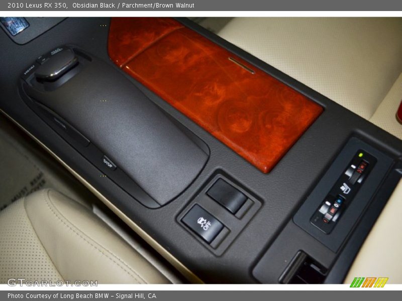 Obsidian Black / Parchment/Brown Walnut 2010 Lexus RX 350