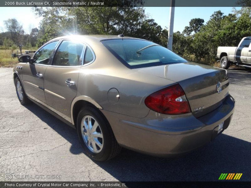 Sandstone Metallic / Neutral 2006 Buick LaCrosse CX