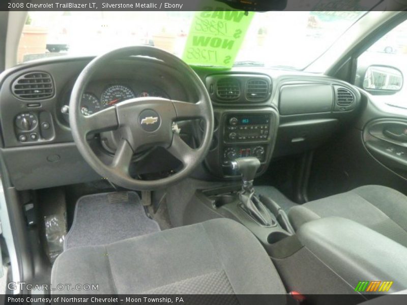 Silverstone Metallic / Ebony 2008 Chevrolet TrailBlazer LT