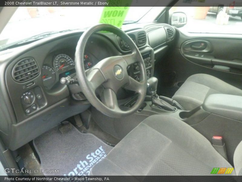 Silverstone Metallic / Ebony 2008 Chevrolet TrailBlazer LT