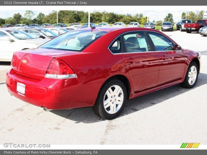 Crystal Red Tintcoat / Gray 2013 Chevrolet Impala LT
