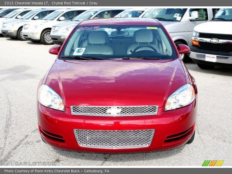 Crystal Red Tintcoat / Gray 2013 Chevrolet Impala LT