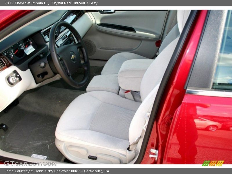 Crystal Red Tintcoat / Gray 2013 Chevrolet Impala LT