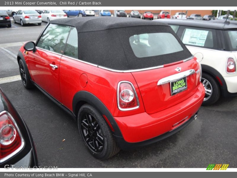 Chili Red / Carbon Black 2013 Mini Cooper Convertible