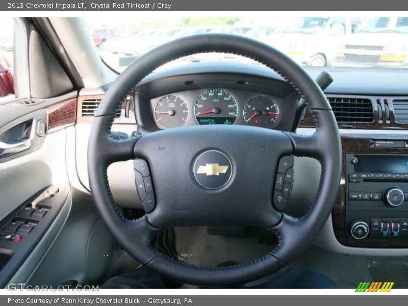 Crystal Red Tintcoat / Gray 2013 Chevrolet Impala LT