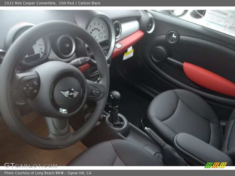 Chili Red / Carbon Black 2013 Mini Cooper Convertible