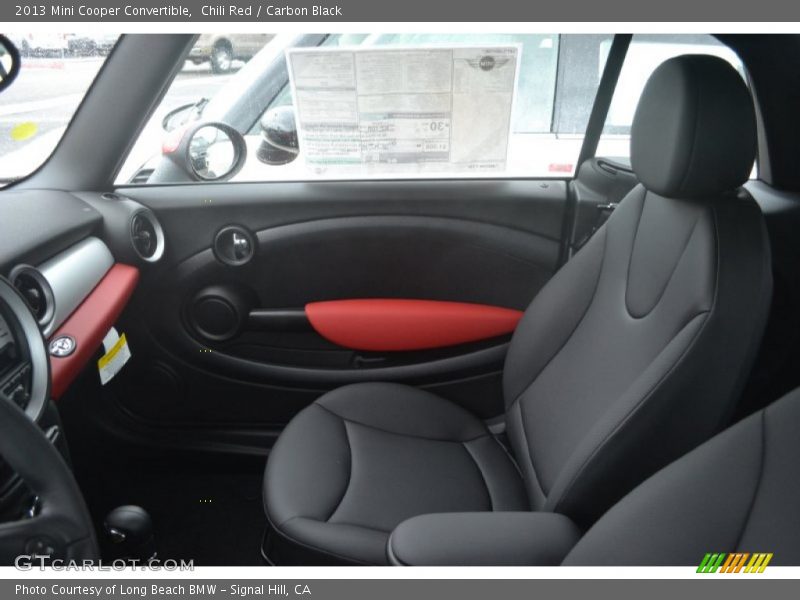 Chili Red / Carbon Black 2013 Mini Cooper Convertible