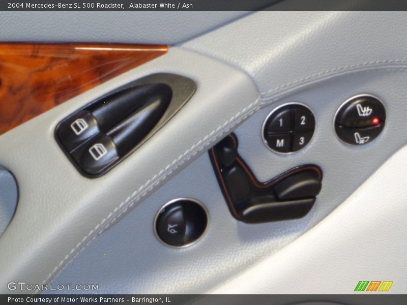 Alabaster White / Ash 2004 Mercedes-Benz SL 500 Roadster