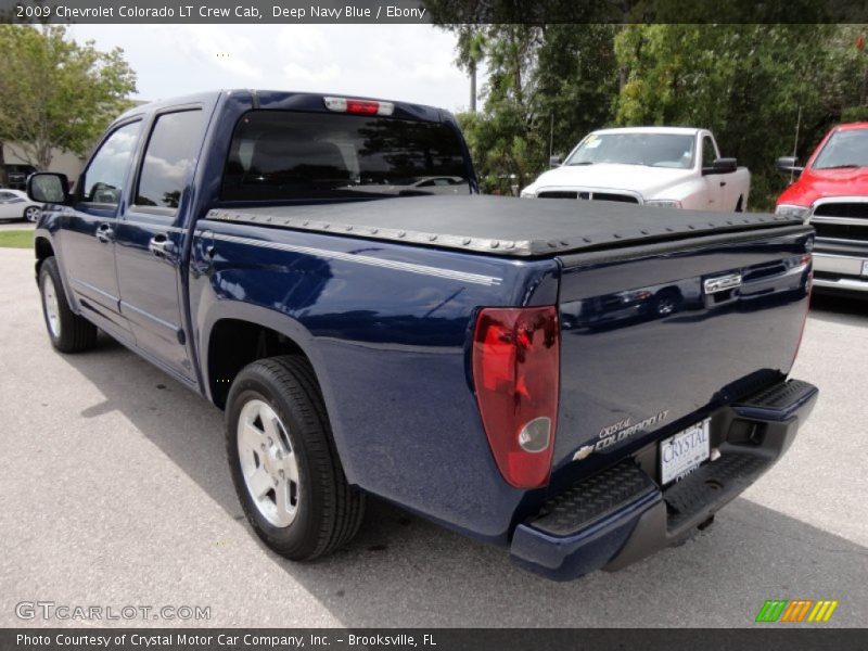 Deep Navy Blue / Ebony 2009 Chevrolet Colorado LT Crew Cab