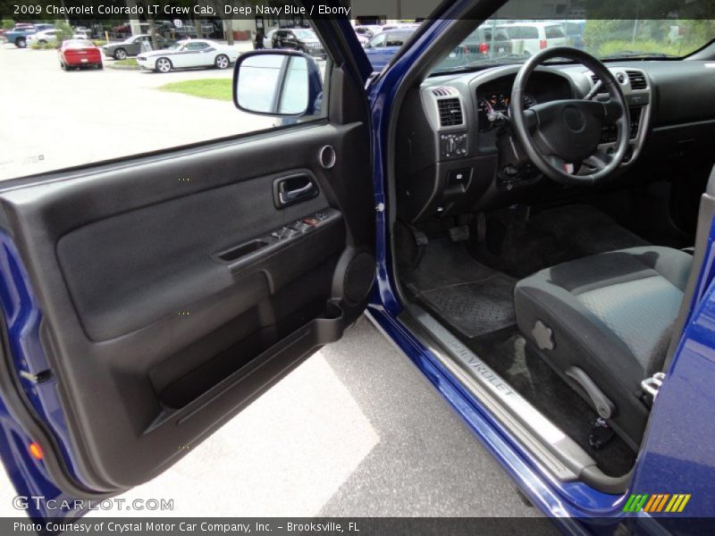 Deep Navy Blue / Ebony 2009 Chevrolet Colorado LT Crew Cab