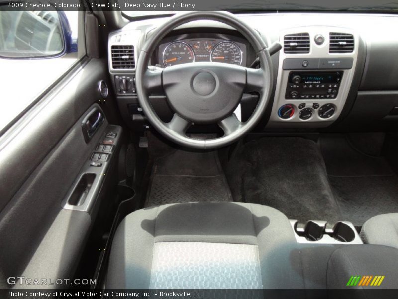 Deep Navy Blue / Ebony 2009 Chevrolet Colorado LT Crew Cab
