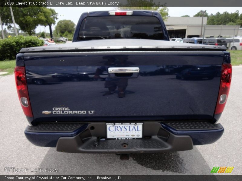 Deep Navy Blue / Ebony 2009 Chevrolet Colorado LT Crew Cab