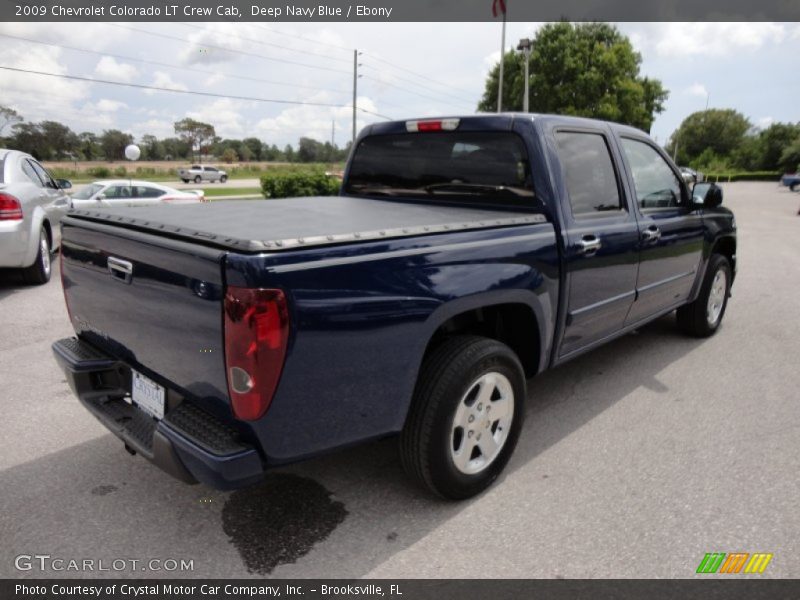 Deep Navy Blue / Ebony 2009 Chevrolet Colorado LT Crew Cab