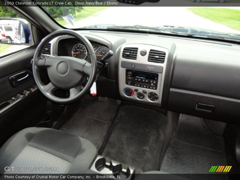 Deep Navy Blue / Ebony 2009 Chevrolet Colorado LT Crew Cab