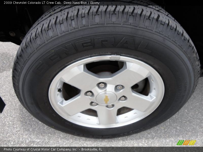 Deep Navy Blue / Ebony 2009 Chevrolet Colorado LT Crew Cab