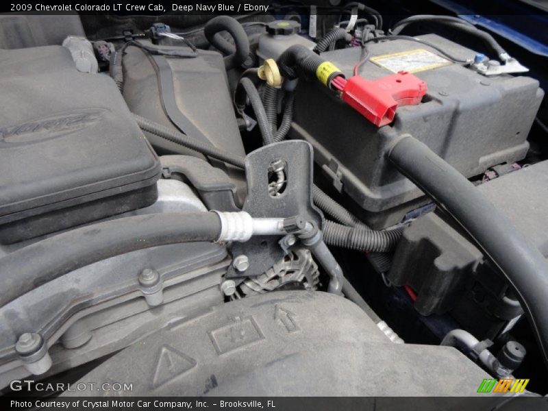 Deep Navy Blue / Ebony 2009 Chevrolet Colorado LT Crew Cab