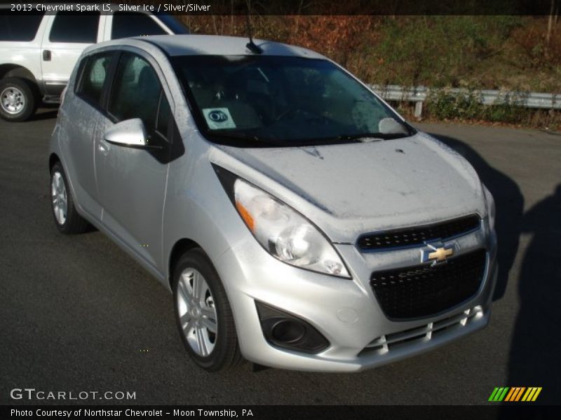 Silver Ice / Silver/Silver 2013 Chevrolet Spark LS